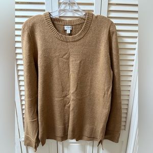 J. Crew brown sweater size large